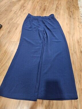 Counterparts Deep Navy Blue Elastic Waist Pants Size Small